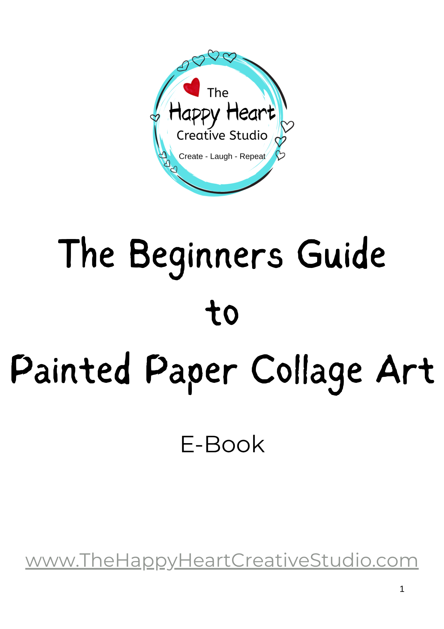 Let's Make a CAKE! - A FREE Painted Paper Collage Workshop