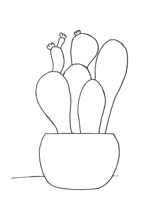 Spring Cactus - Step-by-Step Online Video Tutorial