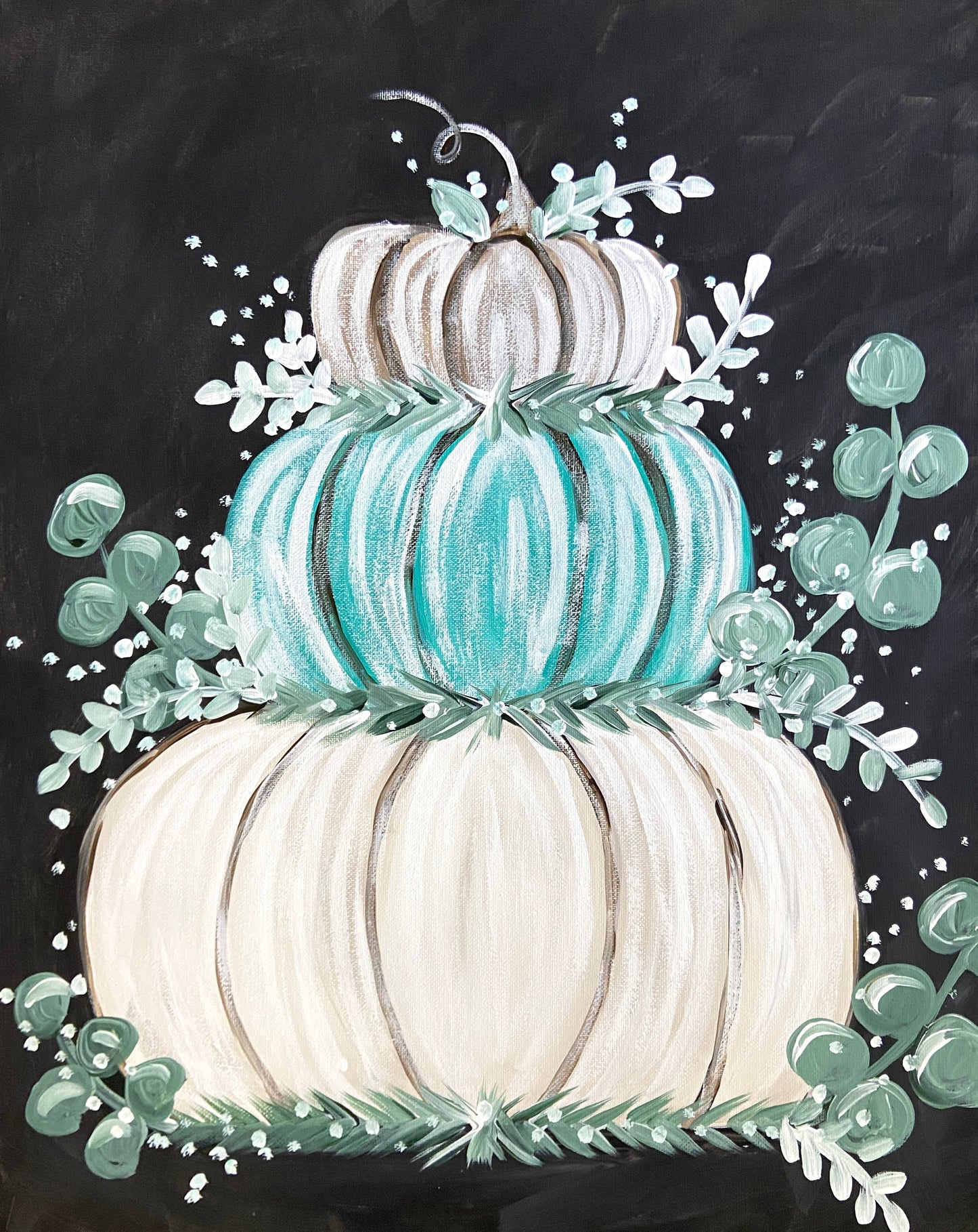 Stacked Pumpkins