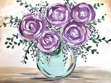 Load image into Gallery viewer, Purple Flowers in Vase