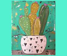 Load image into Gallery viewer, Spring Cactus - Step-by-Step Online Video Tutorial